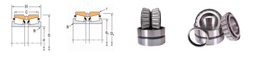 ABEC-5 HM266448/HM266410CD Cup Cone Roller Bearing 384.18*546.1*222.25 mm met dubbele inwendige ring 7